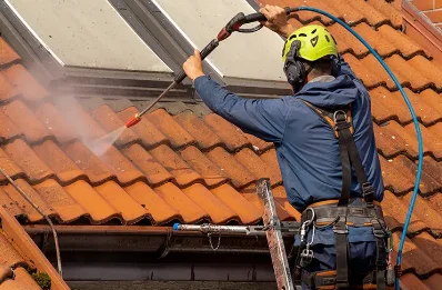 Démoussage et hydrofuge de toiture à Billé